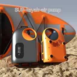 Bomba de ar elétrica inflável dc sup bomba 20 psi inflável elétrico inflatable inflator de ar para surf paddle board barco caiaque - Image 5