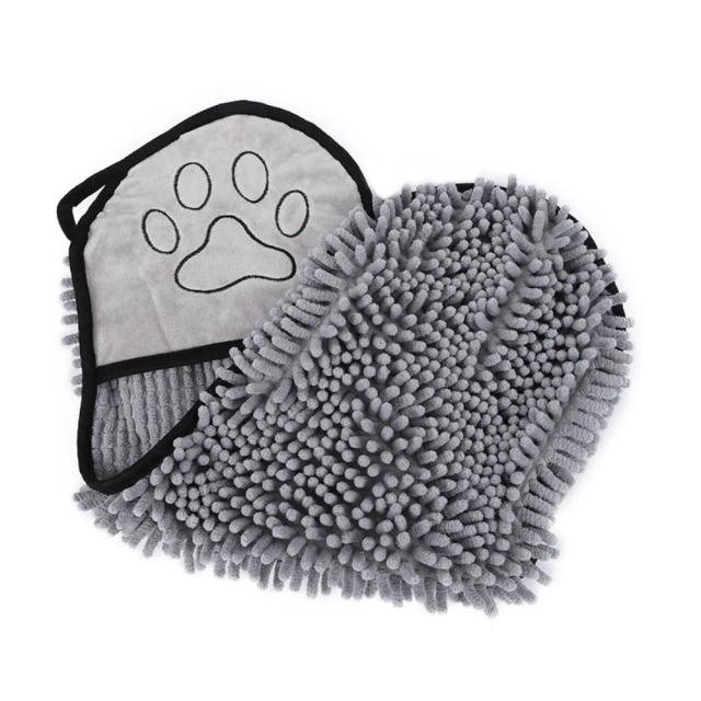 Toalhas de Banho de Microfibra Secagem Rápida para Pets - Limpeza Confortável e Prática