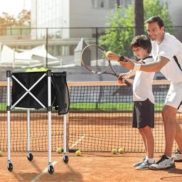 Cesta De Tênis Portátil Para Basquete E Futebol, Bola De Beisebol Com Rodas, Preço Barato, Atacado De Fábrica - Image 5