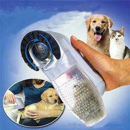 Elétrica Pet Cabelo Sucção Dispositivo Cat Dog Massager Limpeza Escova De Cabelo Para Pet Aspirador De Lã Absorvente Pet Grooming Suprimentos - Image 1