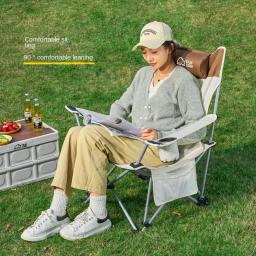 Ajustável ao ar livre dobrável reclinável, portátil, ultra-leve, cadeira de pesca, lancheira, camping, diretor presidente, Art Student Stool - Image 4