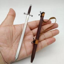 Espada de Liga com Bainha de Plástico, Modelo de Arma, Coleção Action Figure, Escala 1:6, 12 ", Brinquedos Cena - Image 2