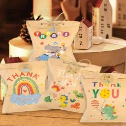 Sacos De Presente Para Decorações De Casamento E Festa De Aniversário, 24 Sacos De Presente De Dinossauro, Flor, Doces E Biscuit - Image 4