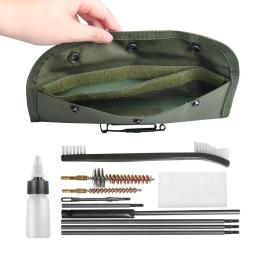 Ar15 m16 m4 arma limpeza kit, 10 pcs/set, airsoft arma limpeza, 5,56 milímetros,. 223, 22lr,. 22, rifle tático - Image 3