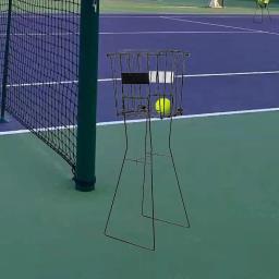 Ténis Ball Bin Stand, Cesta para bolas de praia, Ginásio - Image 2