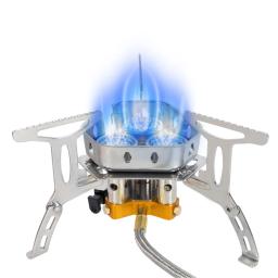 Tarka-fogão a gás para camping, fogão dobrável ao ar livre, caminhadas, piquenique, churrasco, equipamentos de cozinha, 5800w, 3 cabeças - Image 6