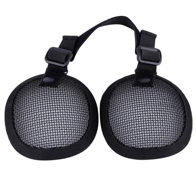 Malha de Aço Tático Protetor Auricular para Caça e Airsoft - Earmuff Militar e Acessórios de Proteção para Ouvidos