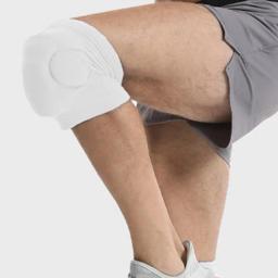 Guarda de joelho elástica respirável para homens e mulheres, cinta esportiva anticolisão, guarda de compressão, alta elasticidade, corrida - Image 2