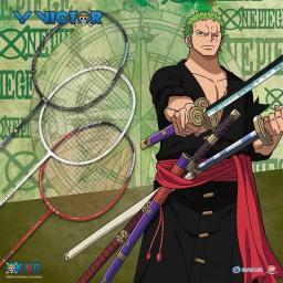 Vitória Victor Joint Badminton raquete, One Piece, Enma Wado Ichimonji, 3rd Generation Guiteru, ofensivo - Image 1