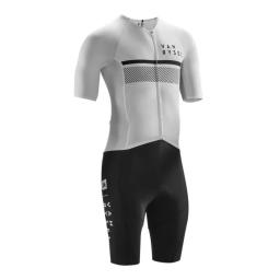 Vankrysel novo macacão de triatlo de uma peça de corrida de estrada velocidade trisuit verão respirável esporte ao ar livre mtb ciclismo skinsuit tri kit - Image 2