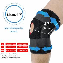 Joelheira Ortopédica para Homens, Protetor Conjunto, Suporte de Joelho Esportivo, Joelheira EVA, Suporte de Joelho Ligamento, L-XXL Plus Size, L-XXL, 1Pc - Image 5