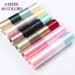 Fita de seda cetim para artesanato suprimentos, ampla Valentine Rose Gold, preto, Borgonha, prata, vermelho, rosa Cor Gift Wrap Fita 50Yards - Image 5