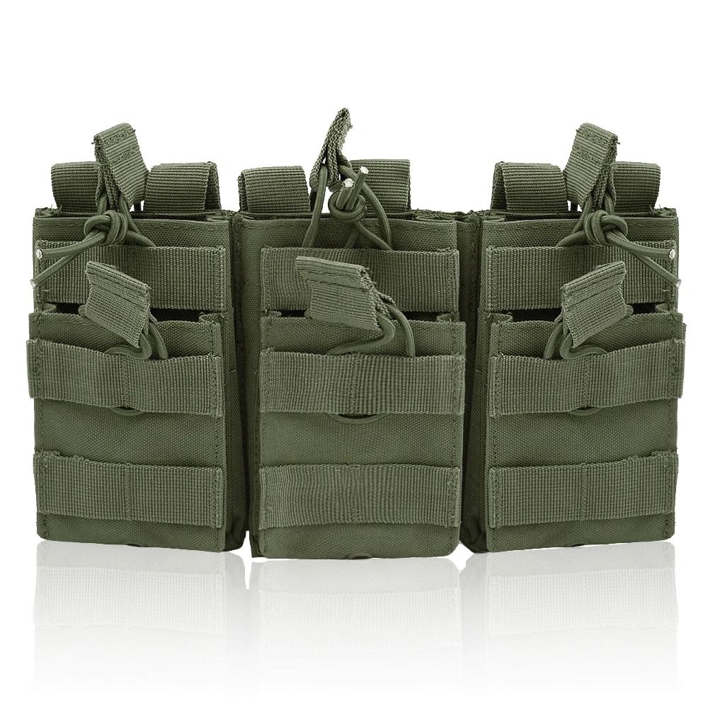 Ophidian molle bolsa tripla revista bolsa dupla camada mag bolsas suporte de cartucho universal para m4 m14 m16 ak ar - Image 1