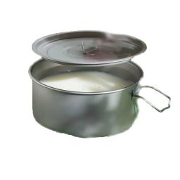 Panelas de acampamento antiaderente ultraleves de titânio, Panela térmica, Panela portátil dobrável, Fogão de piquenique ao ar livre, Equipamento de caminhada - Image 2