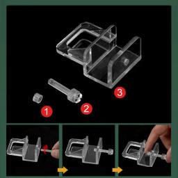 Acessórios para aquário Transparente Acrílico Suporte Suporte Anti-salto Net Fish Tank Cover Grid Bottom Isolation Plate - Image 4