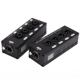 1 par de cabo xlr multi rede de 4 canais e 3 pinos para iluminação de som de palco e estúdio de gravação para rj45 ethercon 1 macho + 1 fêmea - Image 1