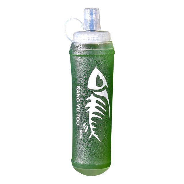 Garrafa de Água Macia Dobrável para Esportes e Bicicletas, Ideal para Corridas e Hidratação Portátil