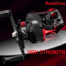 Rooblinos BR Carretilhas de pesca de arremesso Max Drag 8kg Carretel de fundição ultraleve Carretel de pesca para baixo pique equipamento de pesca - Image 1