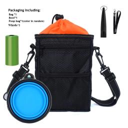 Portátil Pet Treat Bag, suporte de comida, cinto ajustável, bolsa de lixo Lanche, Folding Bowl, Multi-função, treinamento do cão ao ar livre - Image 6