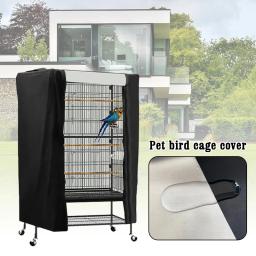 Waterproof Outdoor Large Bird Cage Cover, 210D Oxford pano à prova de chuva, protetor solar, capa de poeira para Pet, Parrot Cage Shading, M, L - Image 2