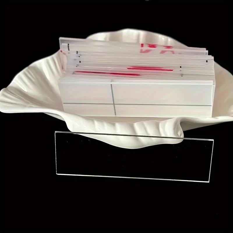 Transparente Acrílico Cartões de Lugar para Casamentos e Festas, Casamento Reservado Sinais para Cadeiras, Table Setting Signs, Seat Label, 20PCs - Image 1