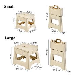Retrátil plástico Folding Stool, Outdoor Beach Chair, Ultra Light Folding Chair, cadeira de pesca, viagens familiares e caminhadas - Image 3