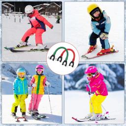 Mais novo conector de ponta de esqui iniciantes inverno crianças adultos auxílio de treinamento de esqui ao ar livre exercício esporte snowboard acessórios - Image 6