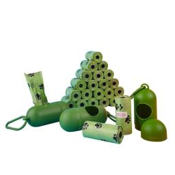 Sacos De Cocô De Cão Biodegradável, Bulk Biobase Saco Perfumado, Sacos Degradáveis Cat Waste, Eco-Friendly, Outdoor Home Clean Pet Supplies - Image 5