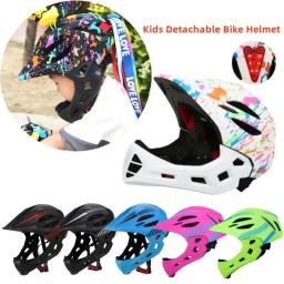 Capacete de bicicleta destacável para crianças, ajustável, ciclismo, bicicleta, skate, scooter, equipamento de proteção, 1pc - Image 1