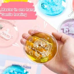Aquecedor de mão redonda portátil dos desenhos animados, almofada térmica instantânea, fogão ao ar livre, auto-aquecimento seguro, aquecimento à prova de frio, abdômen quente - Image 3
