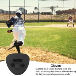 Luvas Defensivas De Beisebol Portátil, Luva De Softball Jovem, Equipamento De Treinamento, Treinamento Infield, Exercícios De Equipe - Image 3