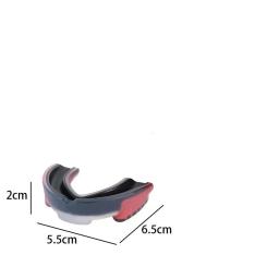 1 pçs grau alimentício eva protetor de dente mma protetor de dentes boxe bucal cinta capa de dente ortodôntico futebol basquete - Image 5