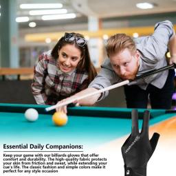 Luvas antiderrapantes de piscina para mulheres e homens, macias e leves, respiráveis, de bilhar, acessórios de mesa, novos, adolescentes - Image 4