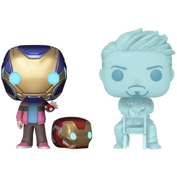 Funko Marvels Homem de Ferro Stark Morgan Stark e Tony Stark 2 #   Os Vingadores brilham no escuro 580 #   FIGURAS DE JUGUETE DE AÇÃO Brinquedos de boneca de vinil - Image 1