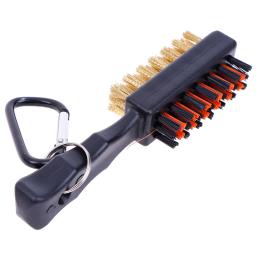 Golf Club Groove Cleaner Brush, Dual Sided Ferramentas, Metal Portátil, Leve, Nylon, Acessórios para Bolas de Ferro, Sapatos, Novo Presente, 1 Pc - Image 4