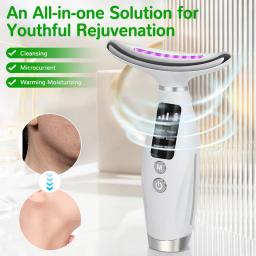 Pescoço e Face Beauty Device, Massagem de vibração para rosto e cuidados pessoais do pescoço, Skindion Home Use Beauty Device, Face Lifting Machine - Image 4