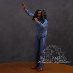 Bob Marley Music Legends Jamaica Cantor e Microfone Figura de ação em PVC brinquedo modelo colecionável 18 cm - Image 1
