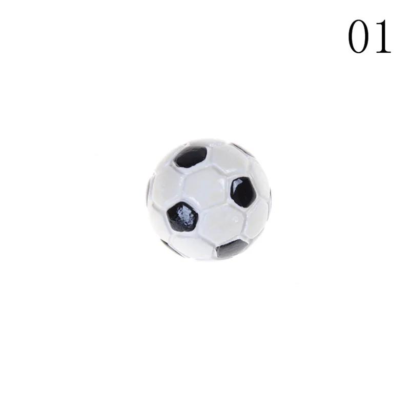 1:6/1:12 dollhouse miniatura esportes bolas futebol e basquete decoração brinquedo - Image 1