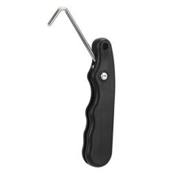Dobrável figura preta rolo com gancho estendido, Skate Lace Tightener, Ice Hockey Extrator, prático - Image 6