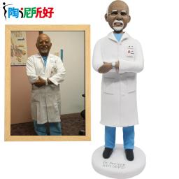 Bonecas de argila bobbleheads personalizadas, estátua de escultura personalizada, presente de natal feito à mão para homem, personalização de foto 3d estatueta real - Image 3