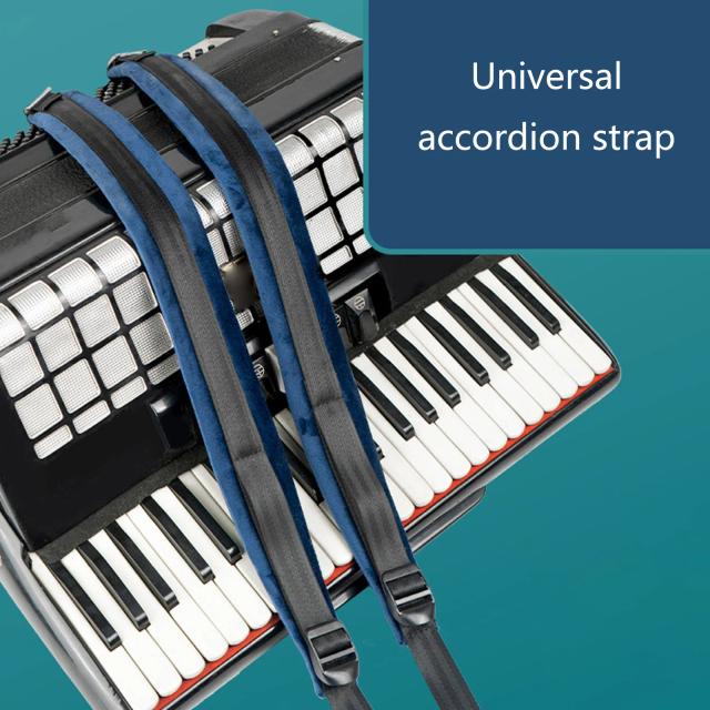 Cinto Ajustável para Acordeão com Fivelas: Kit de 2 Peças de Acessórios para Instrumentos Musicais