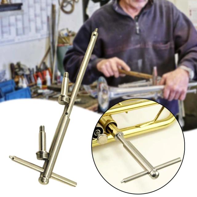 Ferramenta de Reparação para Moagem de Trompetes: Aço para Conexão de Pistões e Acessórios Versáteis para Diversos Instrumentos