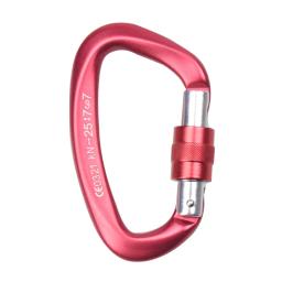 Outdoor Mosquetão Escalada Equipamento, Mosquetones Y Enganches Repisa Camping Equipment, Escalada Acessórios, 25kn - Image 3