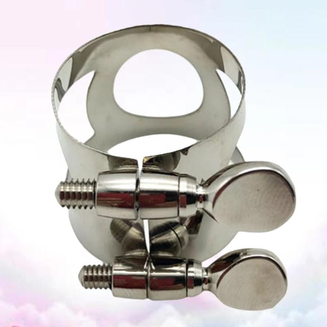 Acessórios de Saxofone Alto: Boquilhas e Ligaduras Niqueladas para Clarinete e Barítono com Ajuste Perfeito