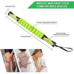 Muscle Roller Massage Stick para Atletas, Massageador Corporal, Dor, Cólicas, Alívio da tensão, Ajuda a recuperar as pernas - Image 5