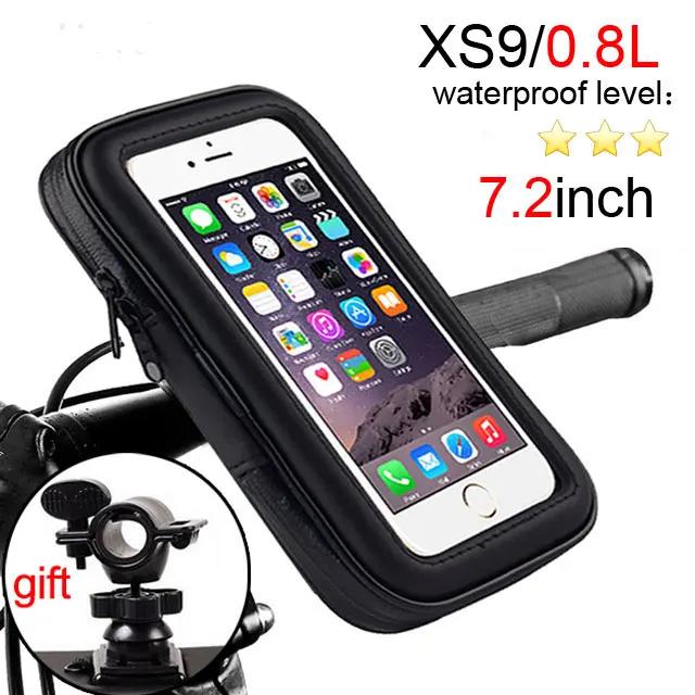 Saco de Bicicleta à Prova d'Água com Tela Sensível ao Toque para MTB e Road Bike - Acessório Ideal para Transporte de Celular no Quadro Dianteiro