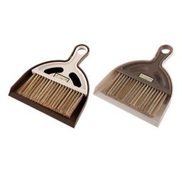 Mini vassoura e Dustpan Set para crianças, Pretend Play, Handheld multiuso para mesa, Escritório, Gaiola pequena para animais, Ferramentas de limpeza para campismo - Image 1