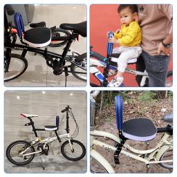 Peças de sela de bicicleta destacáveis para crianças, Assento do guidão, Assento de segurança para crianças - Image 3