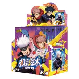Jujutsu Kaisen Flash Gold Collection Card, Colorido Papel De Arte, Acrílico Gojo Satoru, Fushiguro Megumi, Presente de brinquedo - Image 3