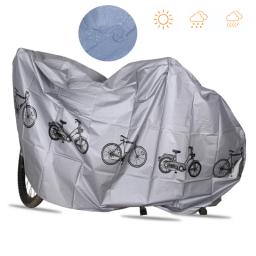 Capa de Bicicleta Capa de Chuva PEVA 100x200cm Cobertura Contra Poeira Protetor Solar MTB Mountain Bike Motocicletas Todas as Estações - Image 1